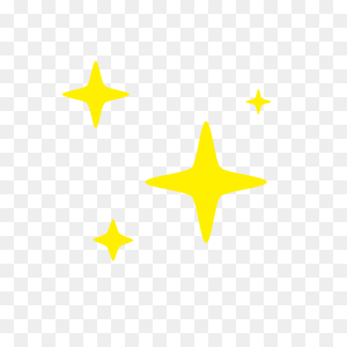 Sparkle Clipart Emoji - Transparent