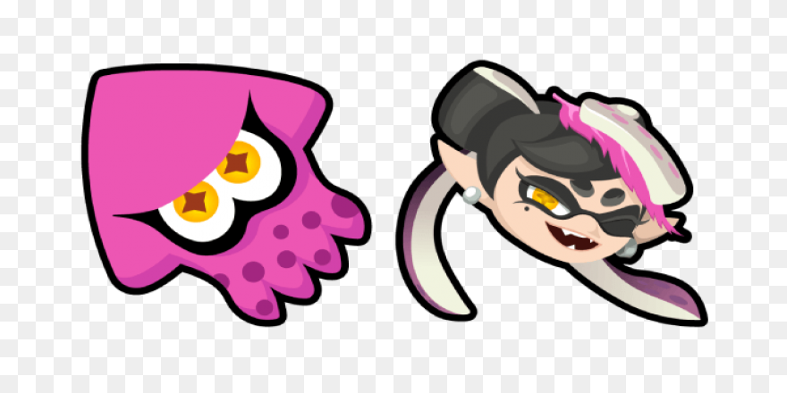 Splatoon 2 Pink Inkling Cursor – 