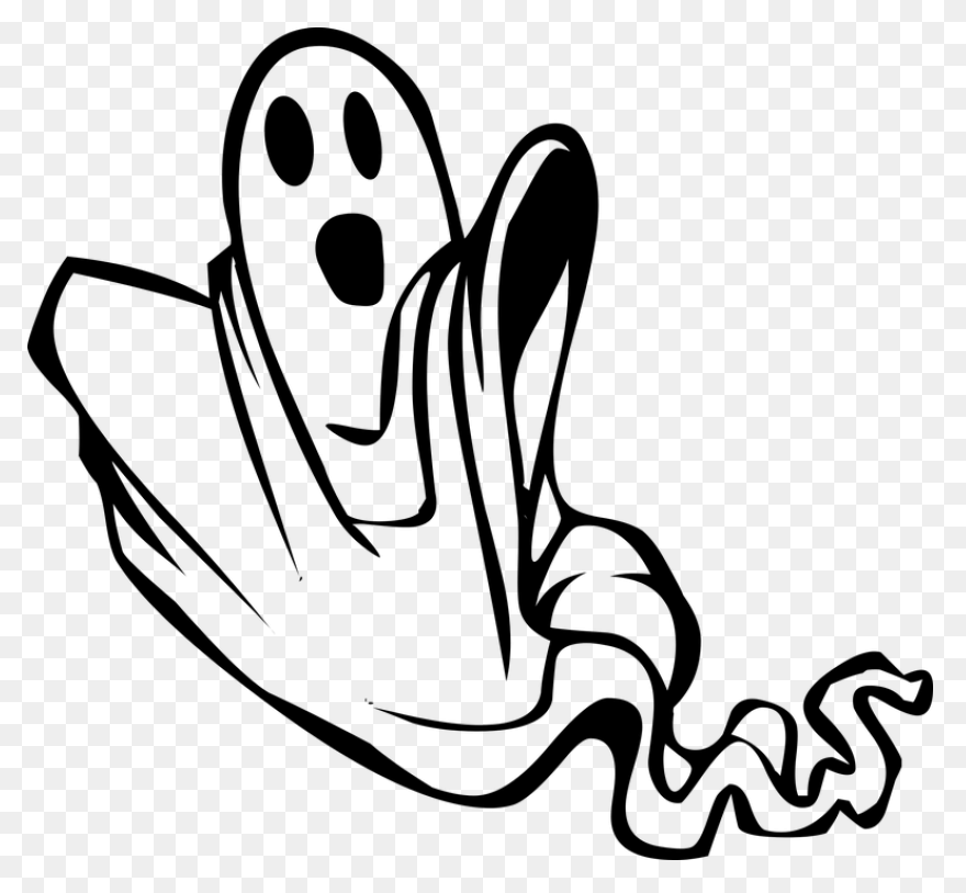 Ghost Halloween Library Free Vector - Spooky