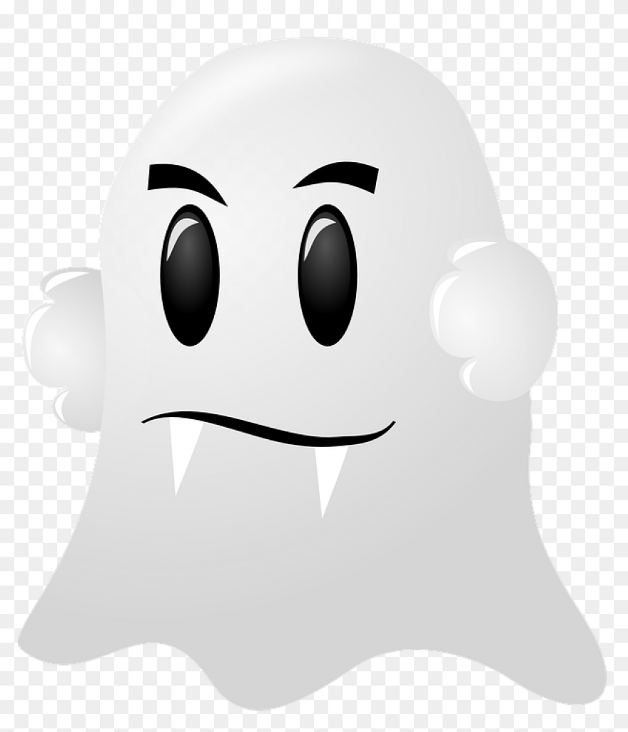 Ghost Halloween Library - Free Vect
