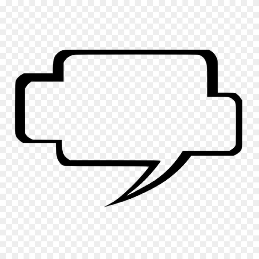 Speech Bubbles Conversation Black -