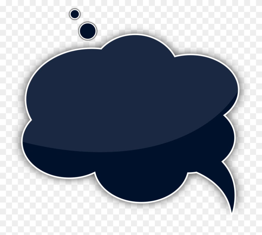 Speech Bubbles Conversation Black -