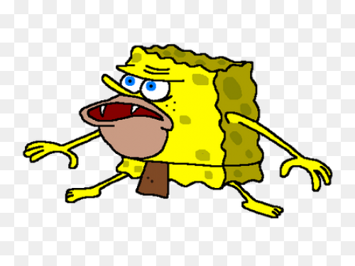 Spongegar Smiling Sticker In 2021 |