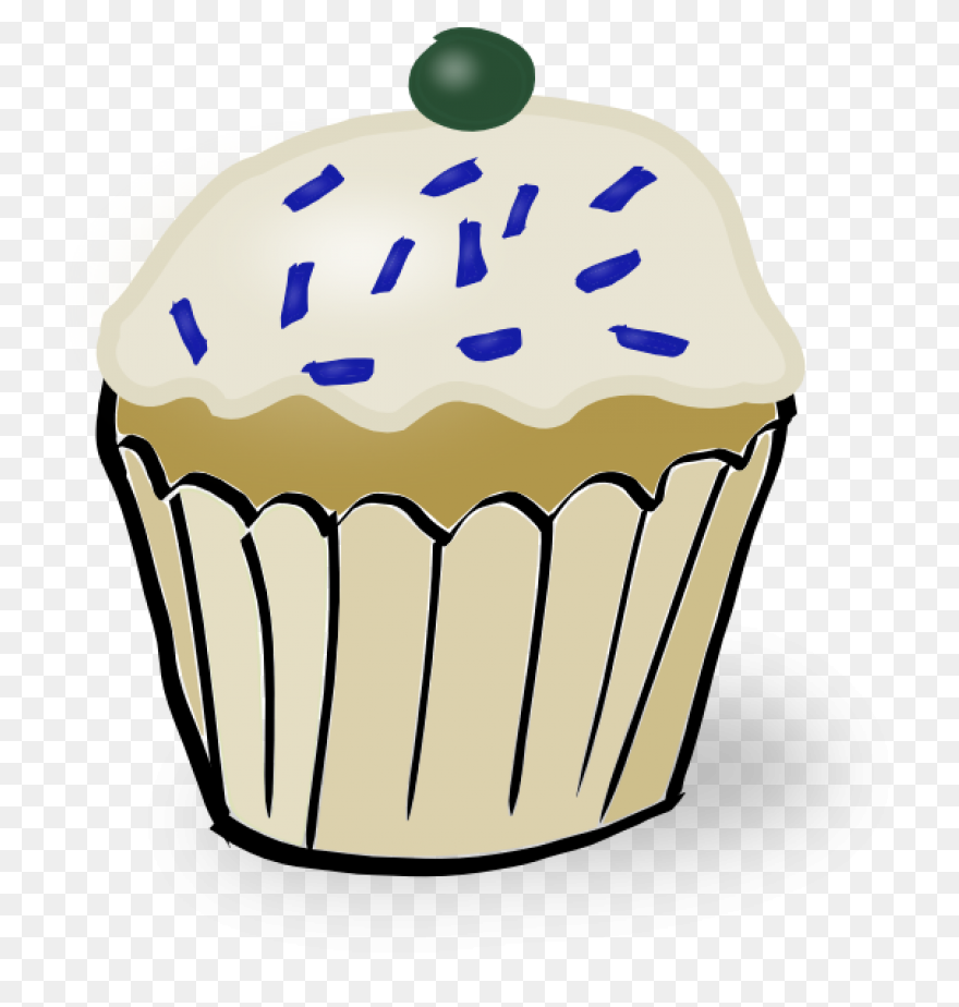 Cupcake With Sprinkles Clipart At - Sprinkles