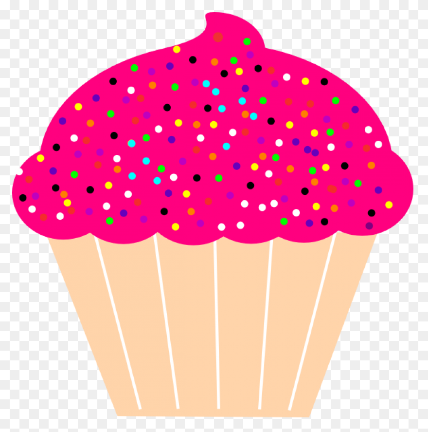 Cupcake With Sprinkles Clip Art At 