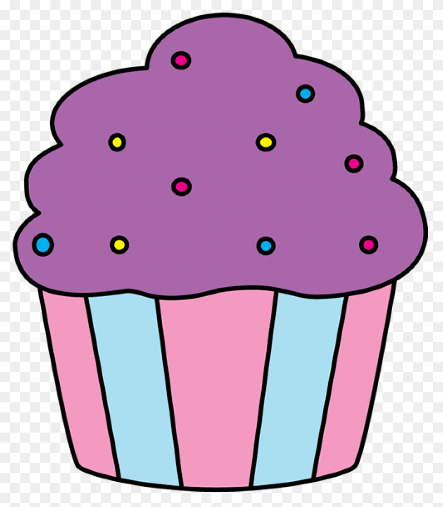 Cupcake With Sprinkles Clip Art At 