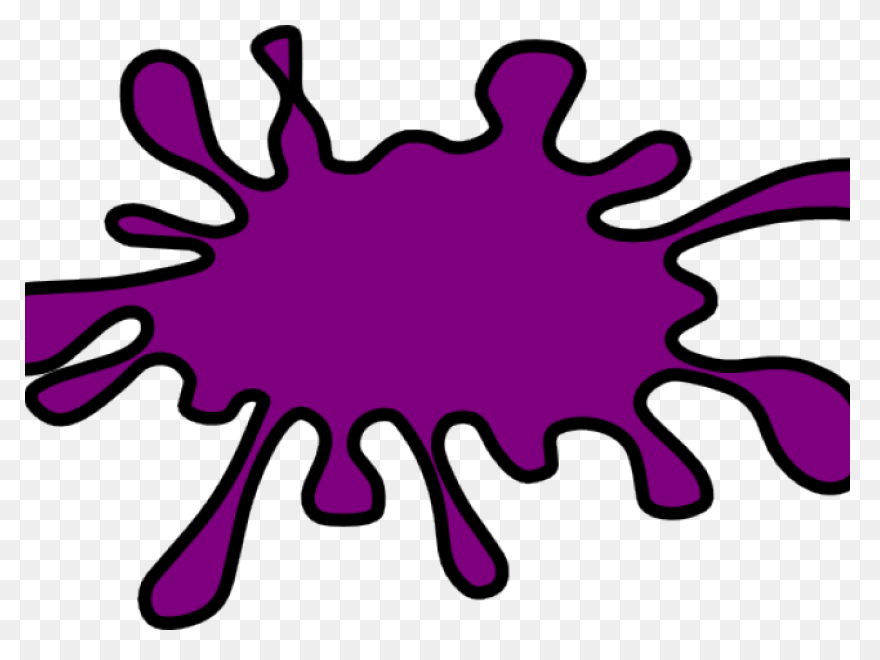 Violet Clipart Splat Clipart Splat - Splat