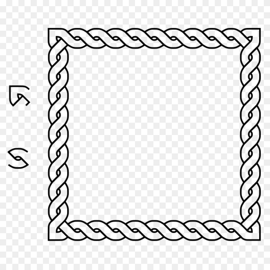 Free White Square Border Png, Downl