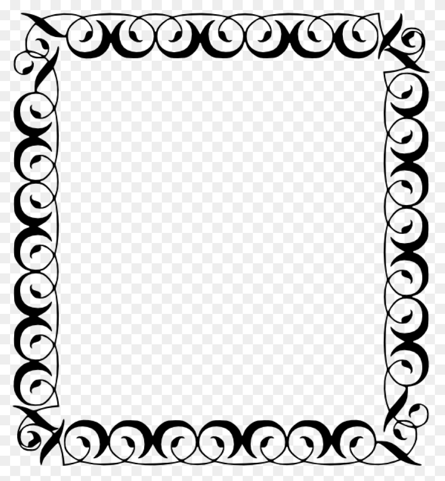 Free White Square Border Png, Downl