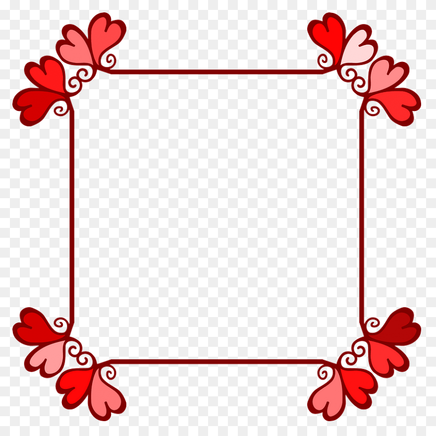 Free White Square Border Png, Downl