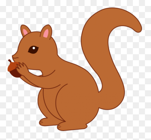 Cute Squirrel | Public Domain Vecto