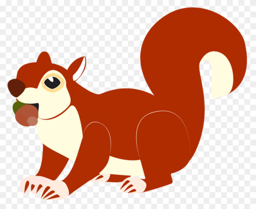 Cute Squirrel | Public Domain Vecto