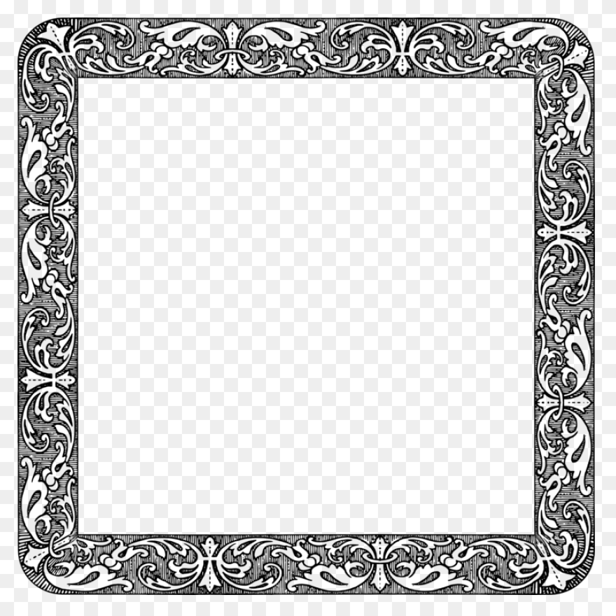 Gloss Transparent Black Frame Vecto
