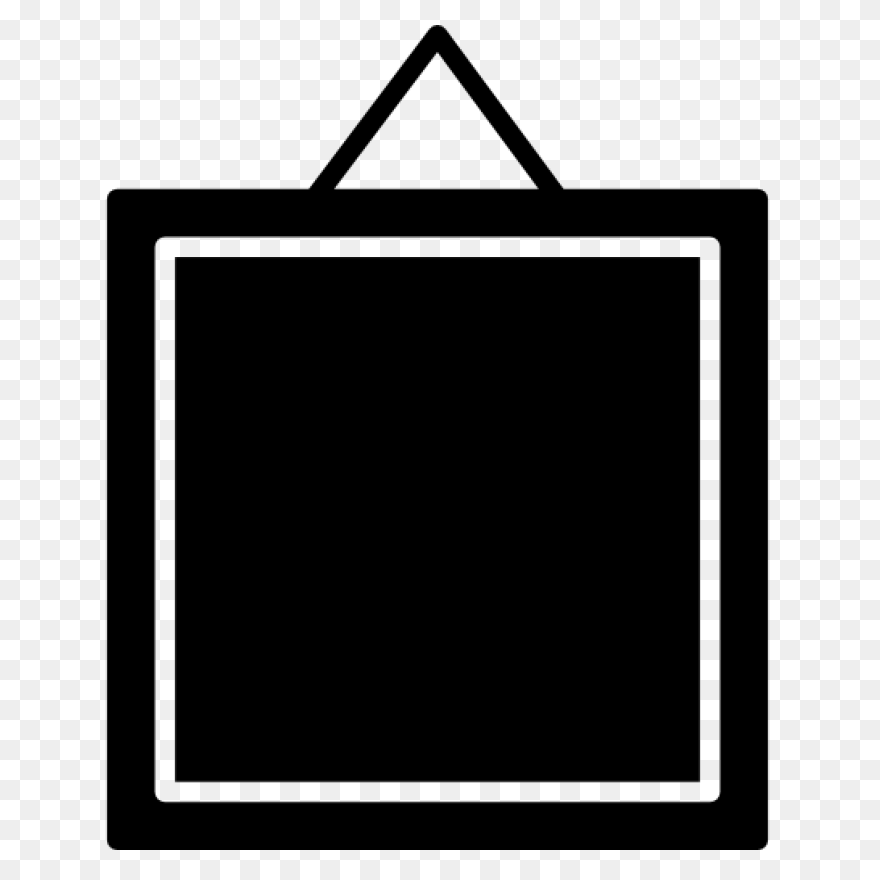 Gloss Transparent Black Frame Vecto