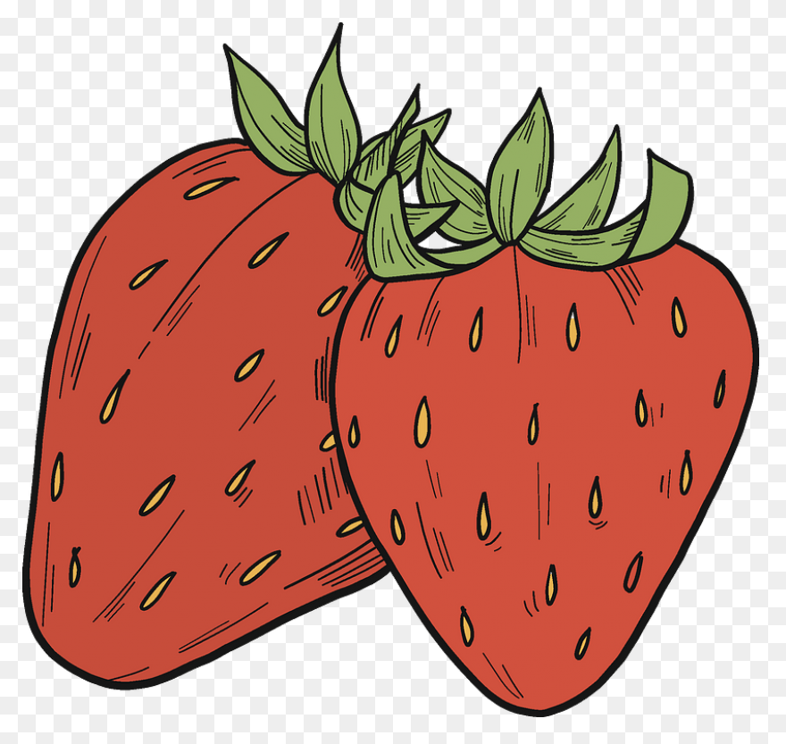 Strawberries Clipart Object - Png D