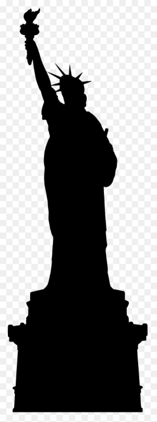 Statue Of Liberty Silhouette  - Statue Of Liberty Silhouette
