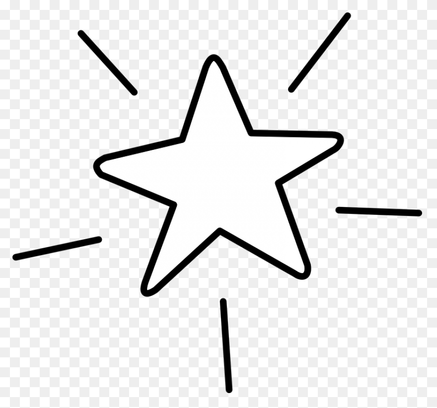 Free Photo Shine Glowing Star Shape