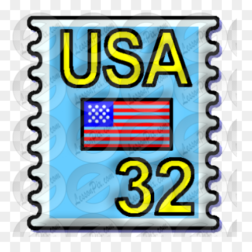 Mail Stamp Clipart - Clipart Sugges