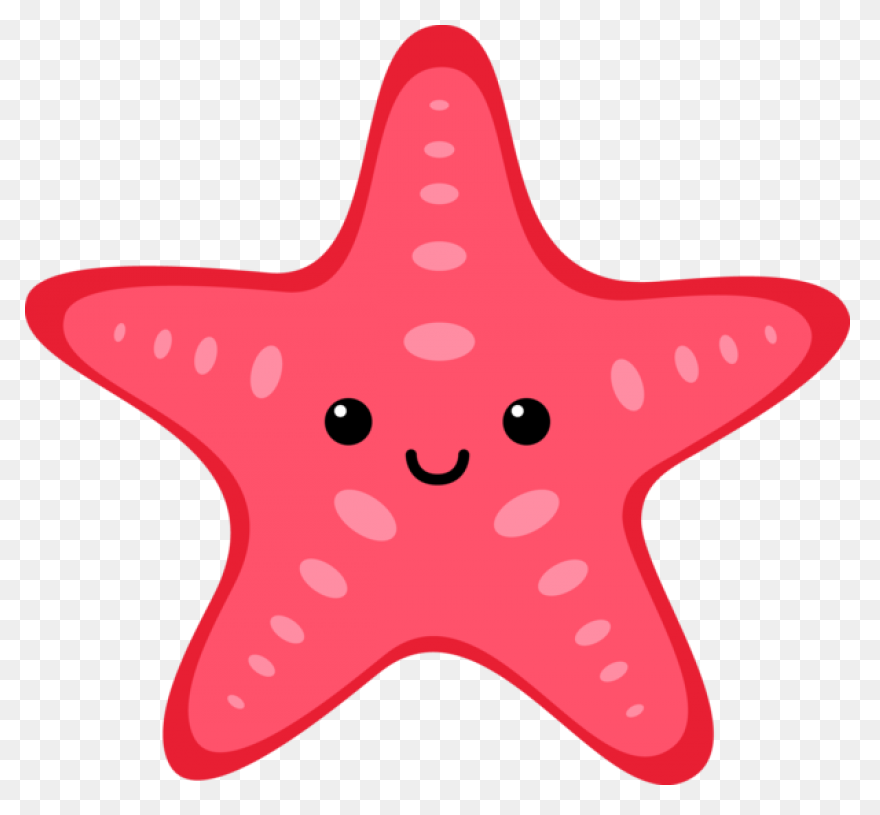 Ocean Starfish Cartoon Line Clipart - Starfish
