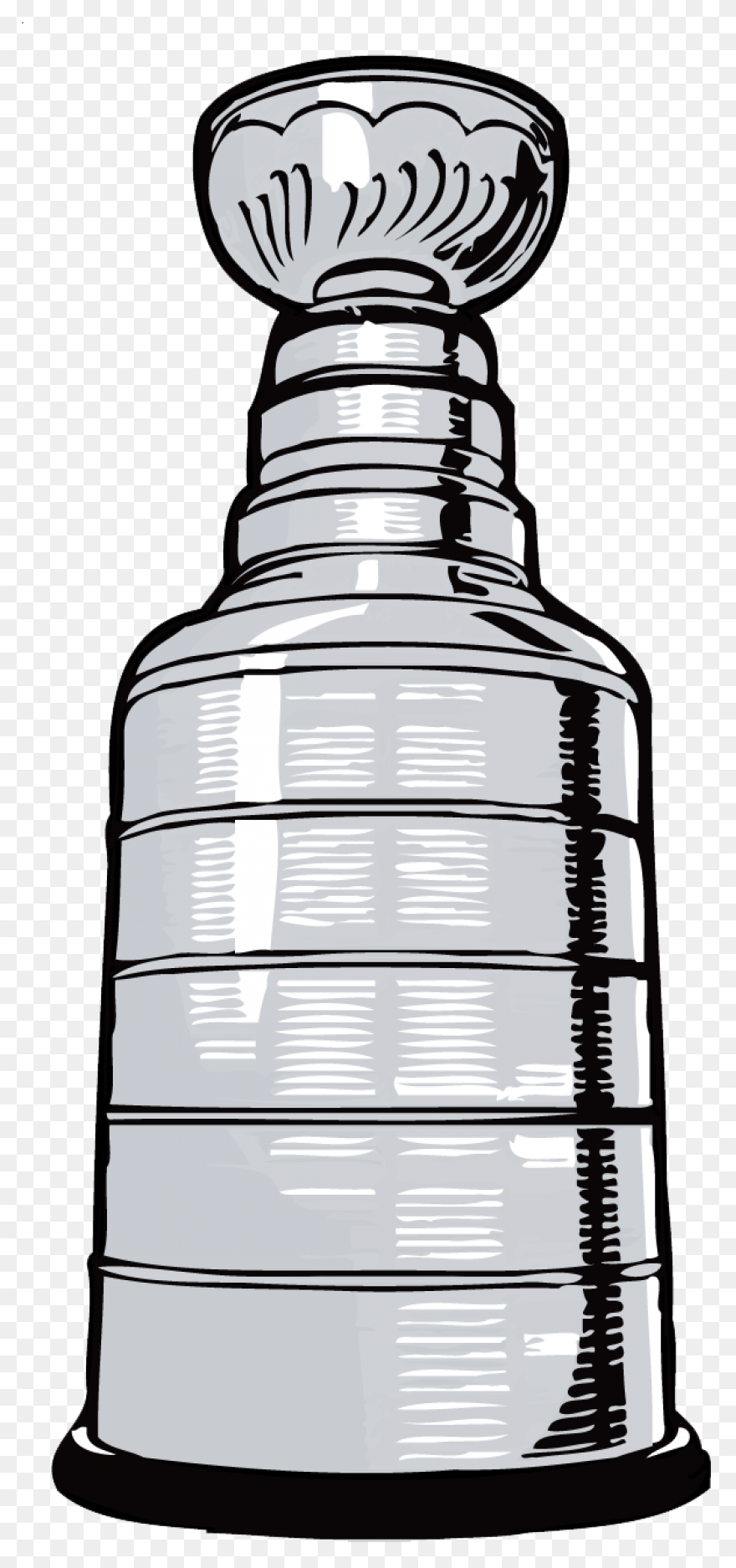 A Trophy Resembling The Stanley Cup