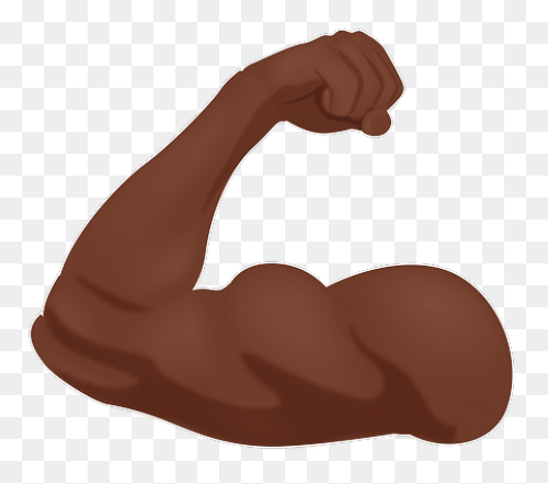 Strong Arm Flex Sticker By Gymaidlt