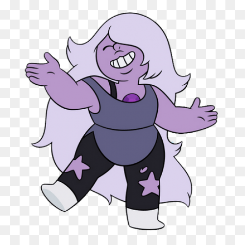 Amethyst Running Transparent Png - 