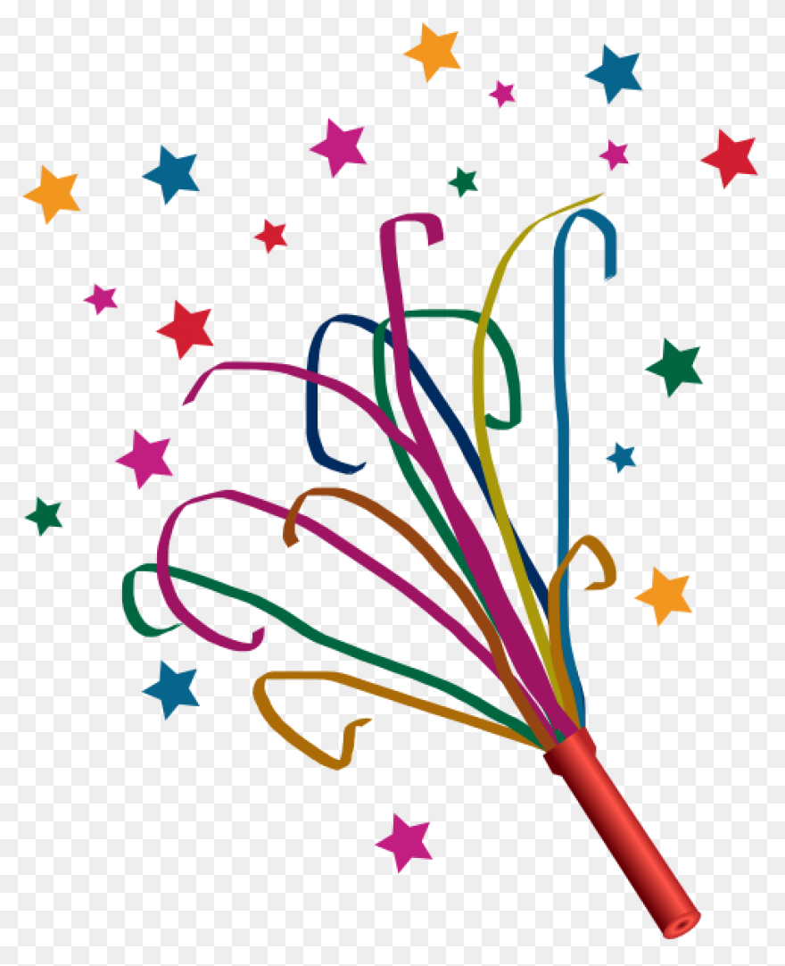 Free Transparent Streamers Cliparts