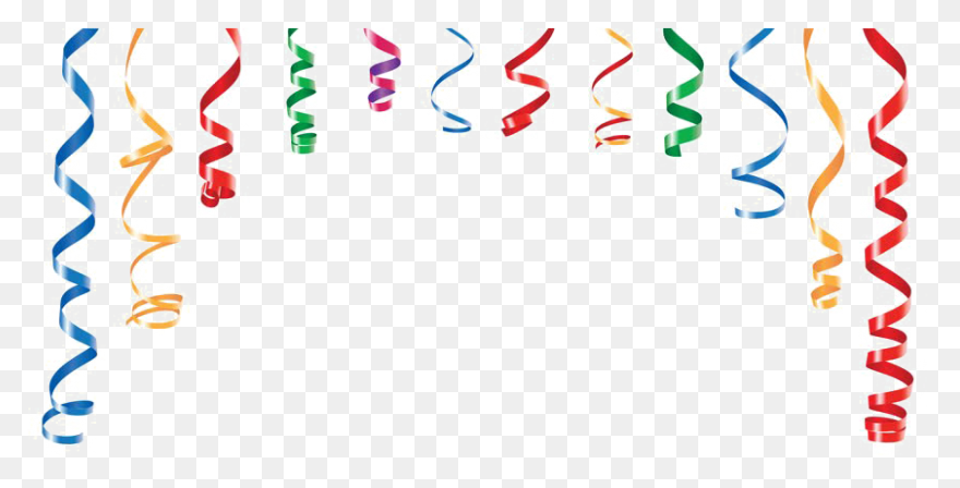 Free Transparent Streamers Cliparts