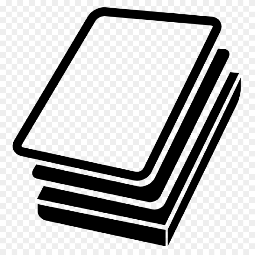 Free Icon | Stationery Stacked Pape