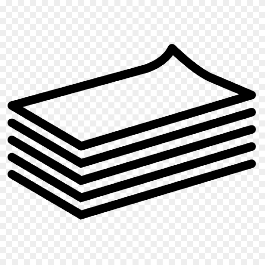 Free Icon | Stationery Stacked Pape