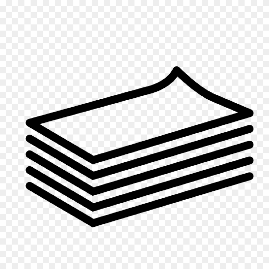 Free Icon | Stationery Stacked Pape