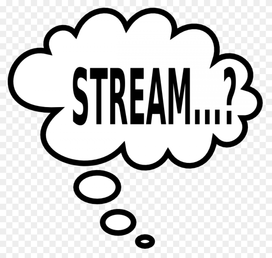 Mountain Stream With Trees Clipart 