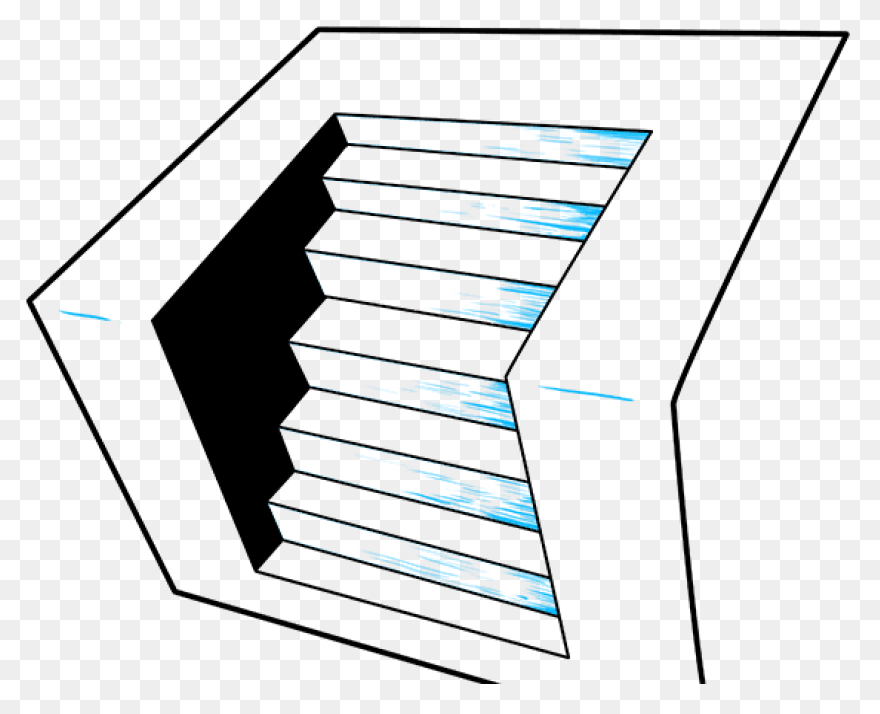 How To Draw 3D Stairs - Stairs