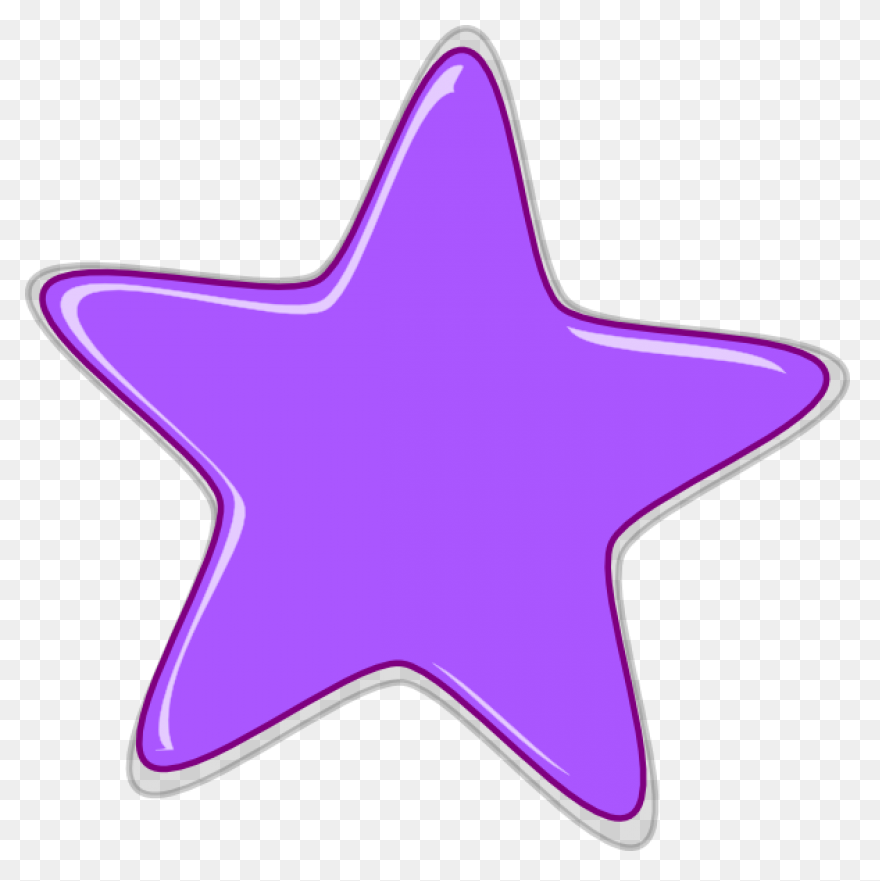 Purple Stars Clipart Purple Star - Star
