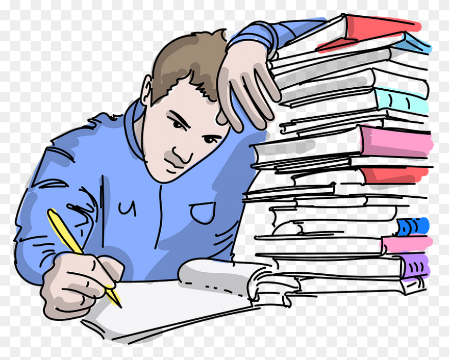 Student Clipart Student Stress Png - Student
