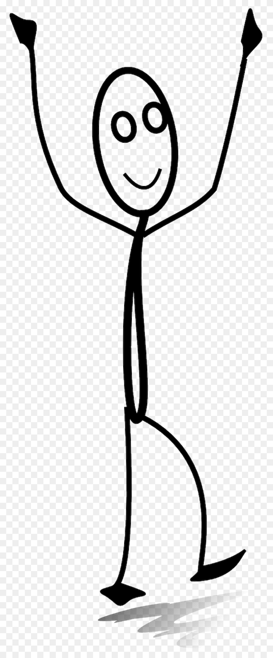 Drawing Stickman Matchstick Man Clipart - Stick Man