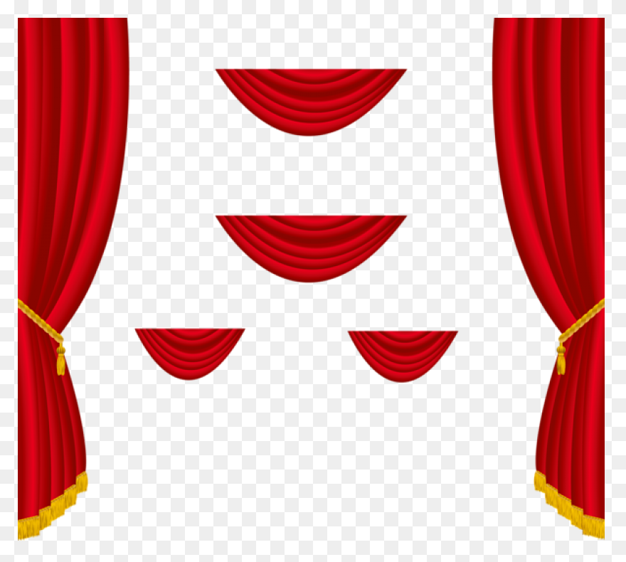 Black And White Theater Drapes And 