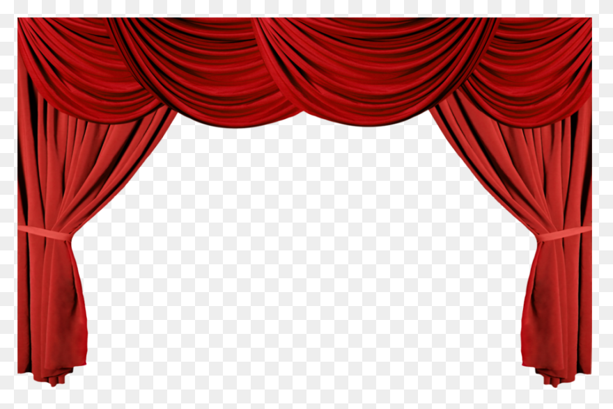 Black And White Theater Drapes And 