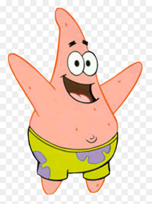 Picture - Patrick Star Shocked Clip