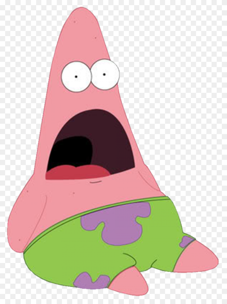 Picture - Patrick Star Shocked Clip