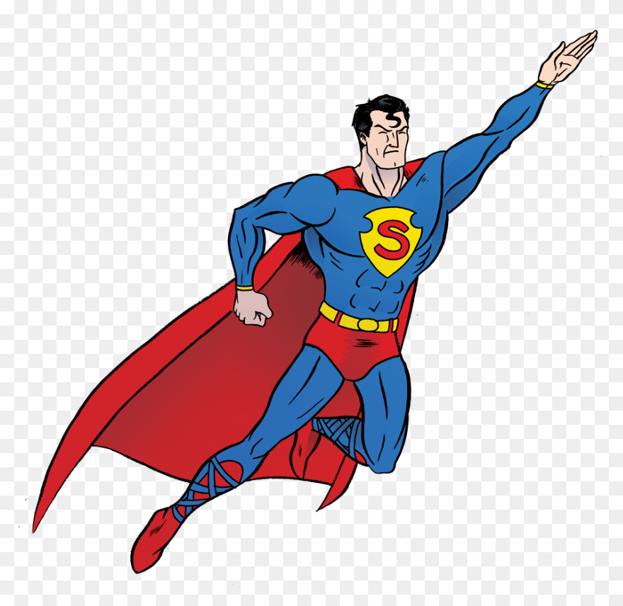 Superman Cape Clip Art - ClipartFla