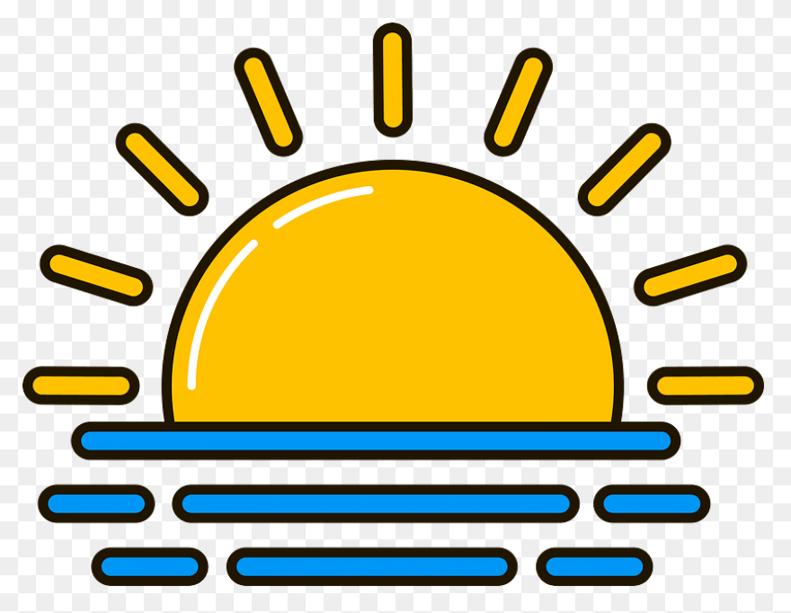 Bg Sunrise Clipart - Full Size Clip