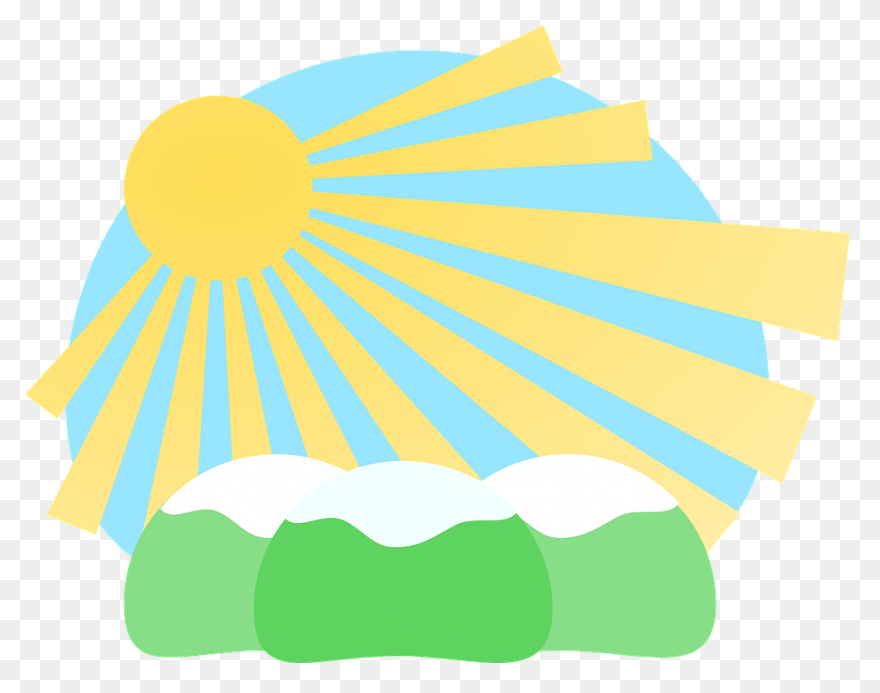 Sunbeams Red And Orange | Free PNG-