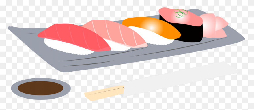 Sushi Roll Vector Clipart Asian Cui