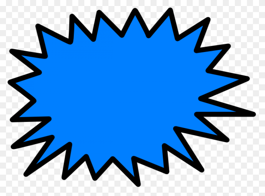 Blue Sunburst Clipart At .com - Sunburst