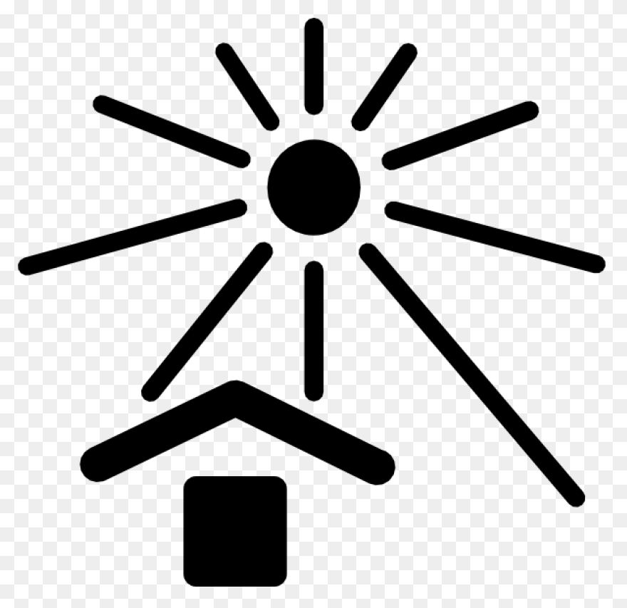 Sun Light Clipart Vector Black And 