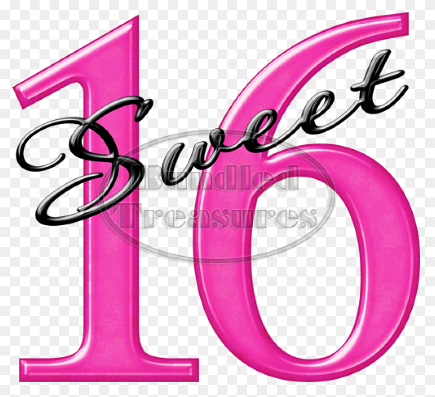 Free Photo Pink Glitter Sweet 16 Sw