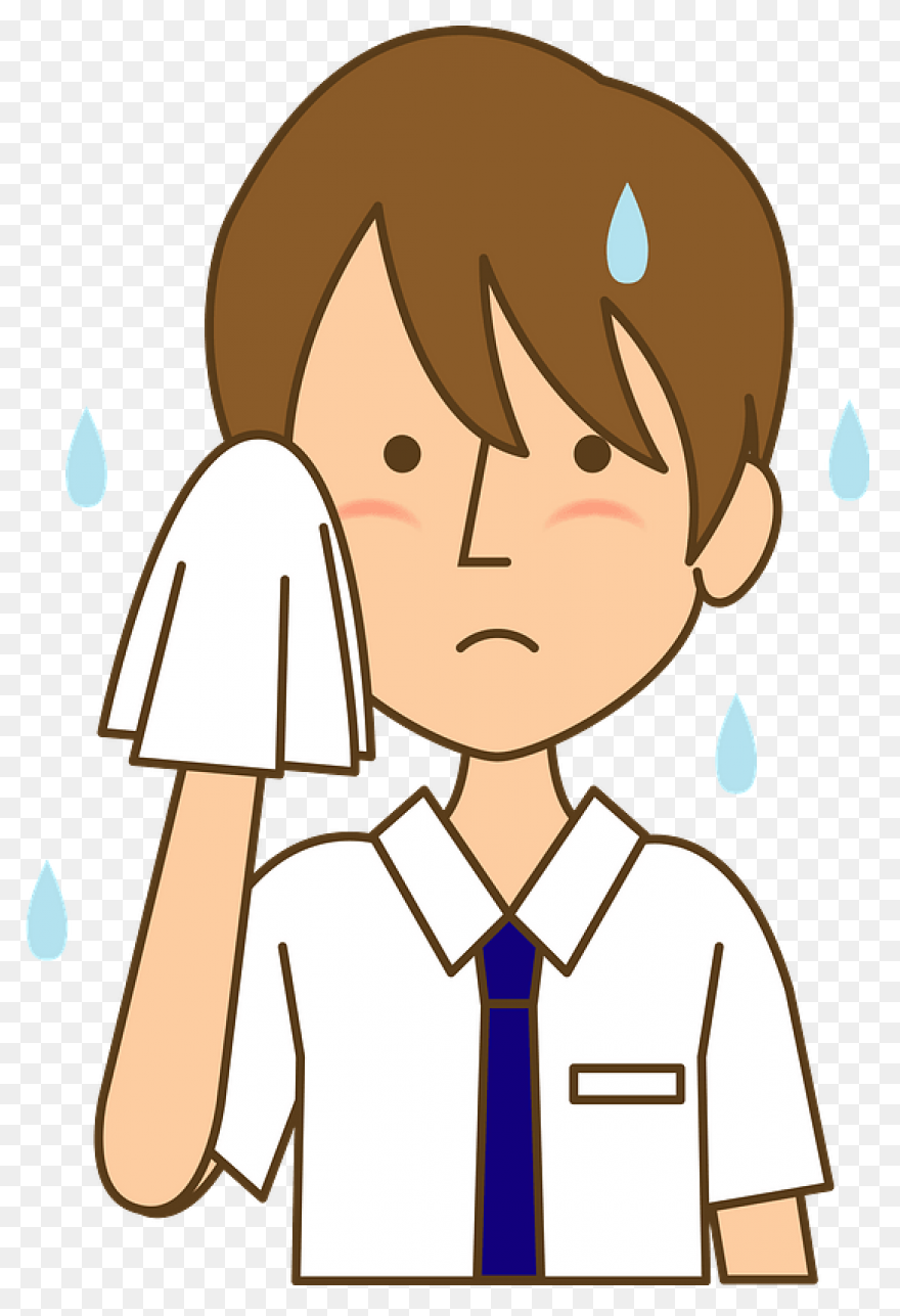 Laughing Face With Sweat Clip Art -