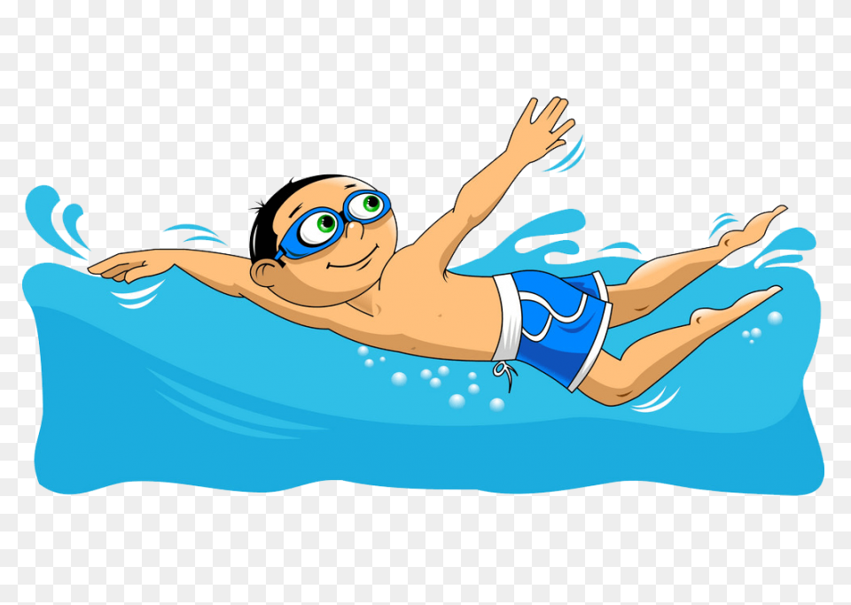 A Kid Swimming Clipart Transparent 