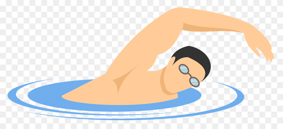 A Kid Swimming Clipart Transparent 